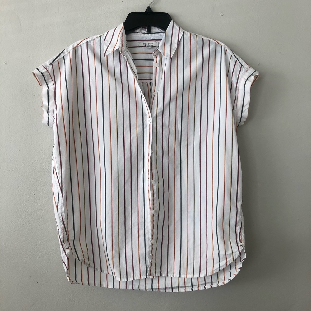 Madewell Sadie Stripe central shirt